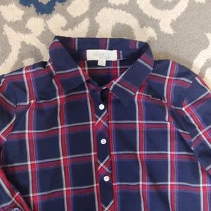 Olive and Oak Plaid Dress Shirt